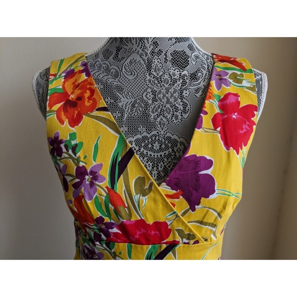 Spense Floral Sleeveless Dress - Size 8 - GUC